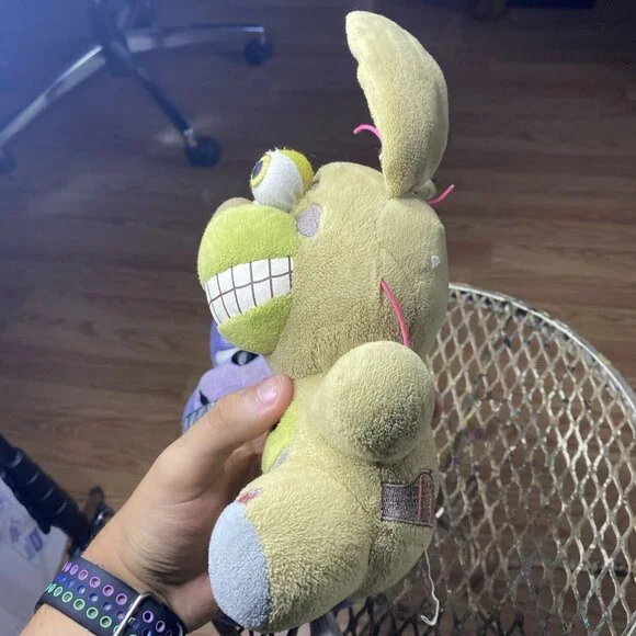 Five Nights At Freddy’s Nightmare Bonnie 2017 Plush Fnaf Springtrap Lot Rips See